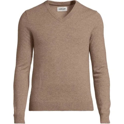 Men's Fine Gauge Cashmere V-neck Sweater