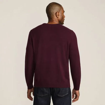 Men's Fine Gauge Cashmere V-neck Sweater