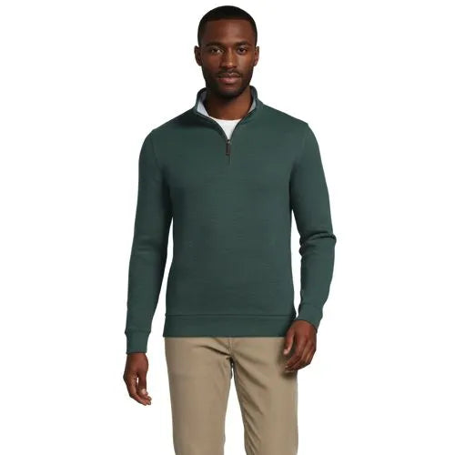 Bedford Rib Quarter Zip Pullover Sweater