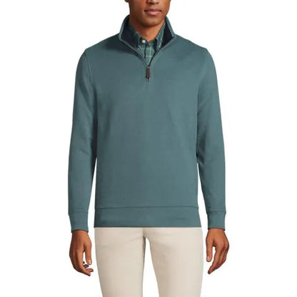 Bedford Rib Quarter Zip Pullover Sweater