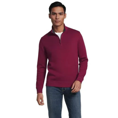 Bedford Rib Quarter Zip Pullover Sweater