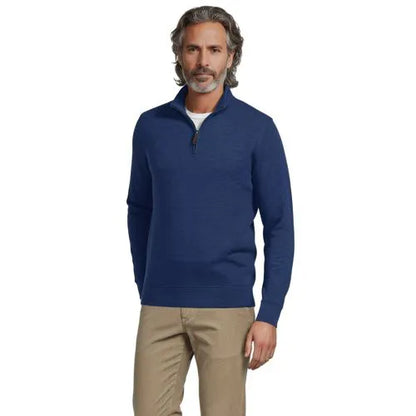 Bedford Rib Quarter Zip Pullover Sweater
