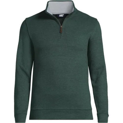 Bedford Rib Quarter Zip Pullover Sweater