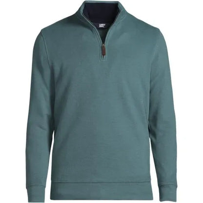 Bedford Rib Quarter Zip Pullover Sweater