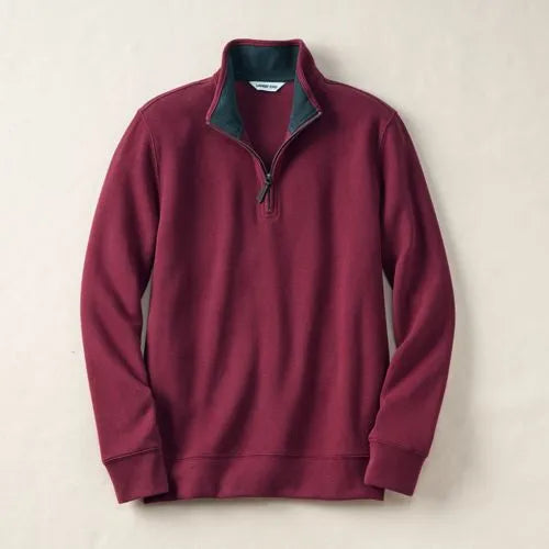Bedford Rib Quarter Zip Pullover Sweater