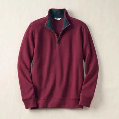 Bedford Rib Quarter Zip Pullover Sweater