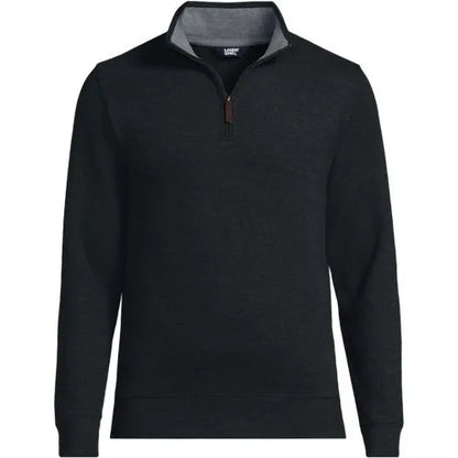 Bedford Rib Quarter Zip Pullover Sweater