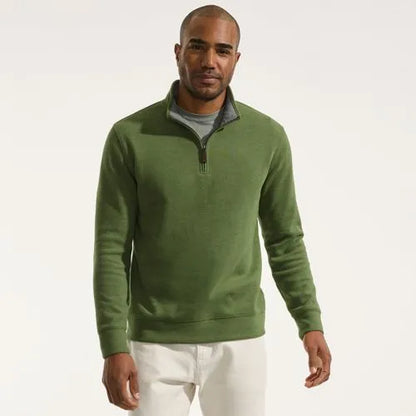 Bedford Rib Quarter Zip Pullover Sweater