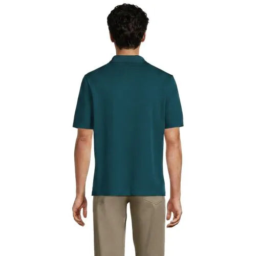 School Uniform Men's Short Sleeve Solid Active Polo Shirt