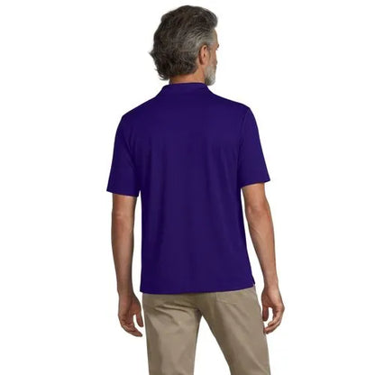 School Uniform Men's Short Sleeve Solid Active Polo Shirt