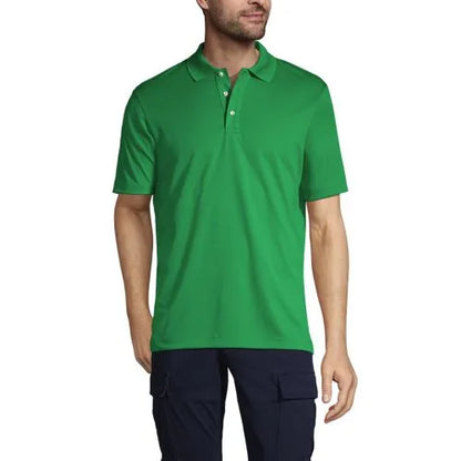 Men's Short Sleeve Solid Active Polo Shirt