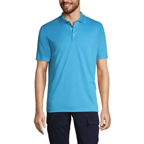School Uniform Men's Short Sleeve Solid Active Polo Shirt