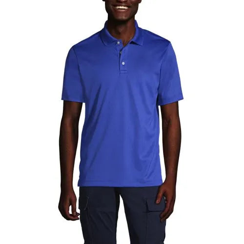 Men's Short Sleeve Solid Active Polo Shirt
