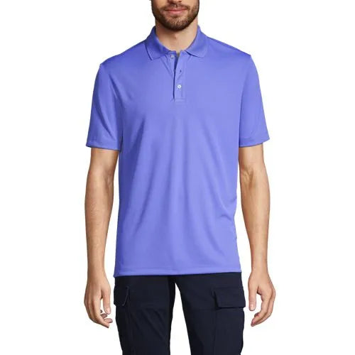 Men's Short Sleeve Solid Active Polo Shirt
