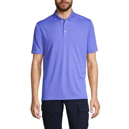 Men's Short Sleeve Solid Active Polo Shirt
