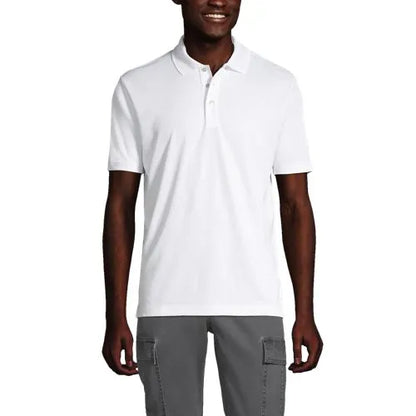 Men's Short Sleeve Solid Active Polo Shirt
