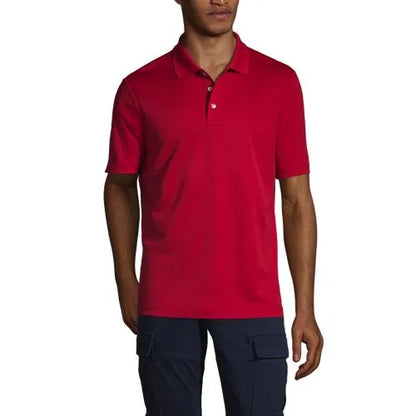 Men's Short Sleeve Solid Active Polo Shirt