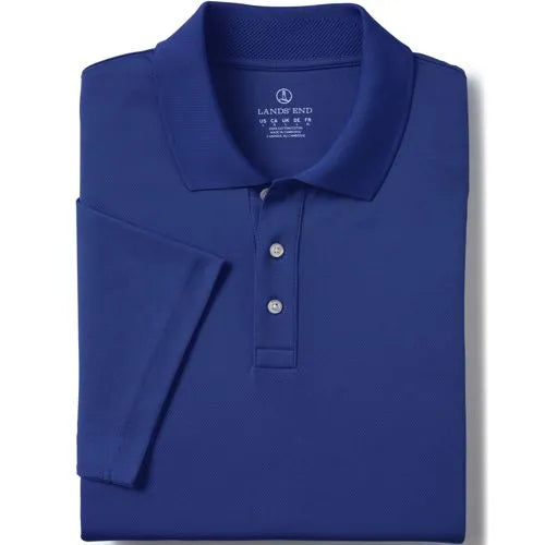School Uniform Men's Short Sleeve Solid Active Polo Shirt