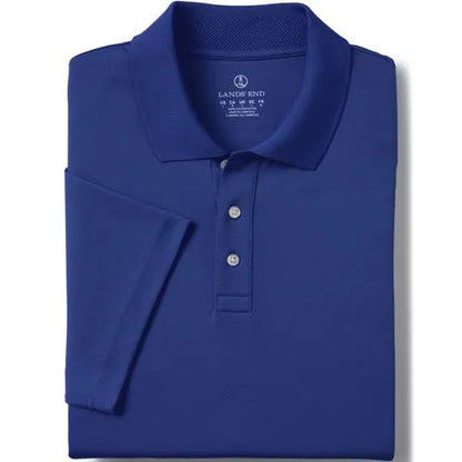 School Uniform Men's Short Sleeve Solid Active Polo Shirt