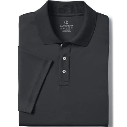 School Uniform Men's Short Sleeve Solid Active Polo Shirt