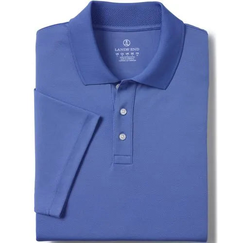 School Uniform Men's Short Sleeve Solid Active Polo Shirt