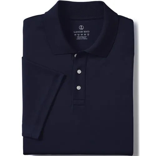 School Uniform Men's Short Sleeve Solid Active Polo Shirt