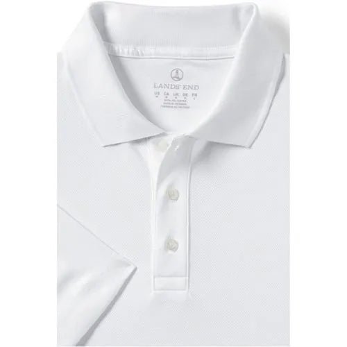 School Uniform Men's Short Sleeve Solid Active Polo Shirt
