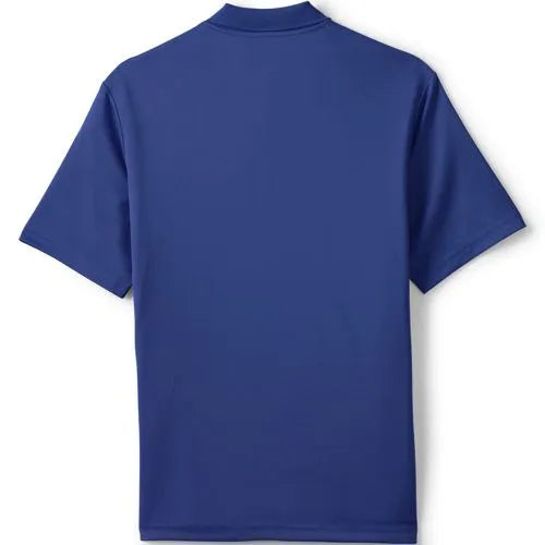 School Uniform Men's Short Sleeve Solid Active Polo Shirt