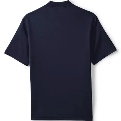 School Uniform Men's Short Sleeve Solid Active Polo Shirt