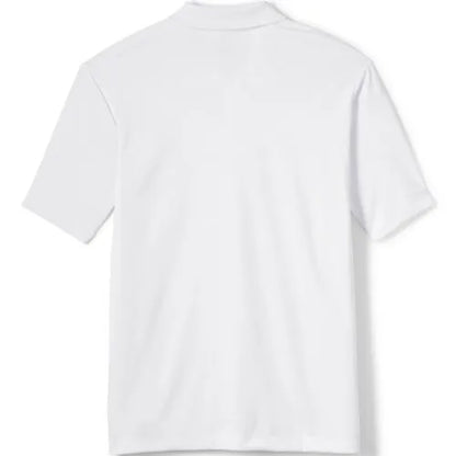 School Uniform Men's Short Sleeve Solid Active Polo Shirt