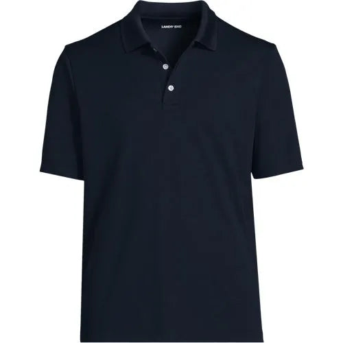 School Uniform Men's Short Sleeve Solid Active Polo Shirt