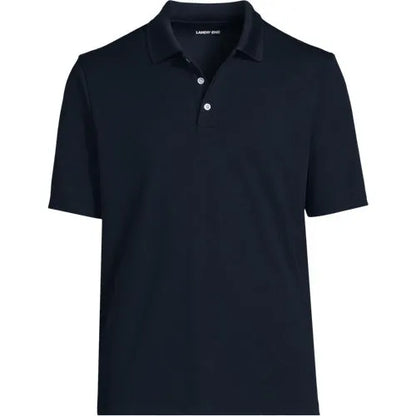 School Uniform Men's Short Sleeve Solid Active Polo Shirt
