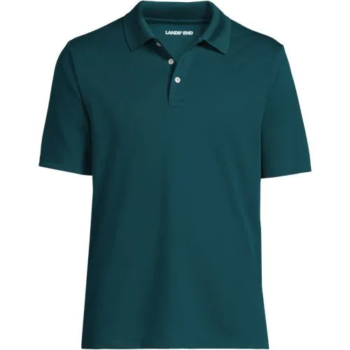 School Uniform Men's Short Sleeve Solid Active Polo Shirt