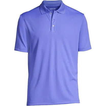 Men's Short Sleeve Solid Active Polo Shirt