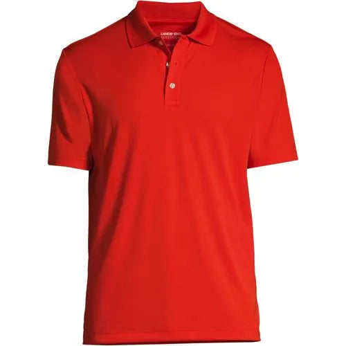 School Uniform Men's Short Sleeve Solid Active Polo Shirt