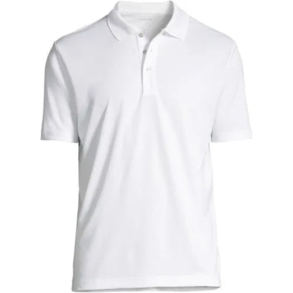 Men's Short Sleeve Solid Active Polo Shirt