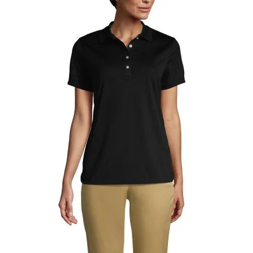 Women's Short Sleeve Solid Active Polo