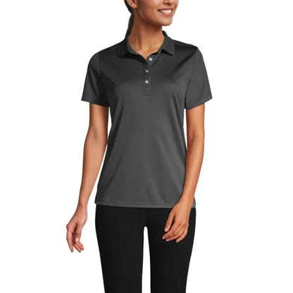 Women's Short Sleeve Solid Active Polo