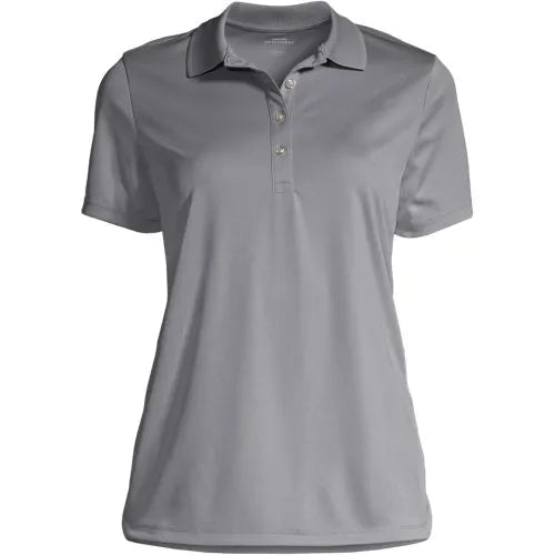 Women's Short Sleeve Solid Active Polo