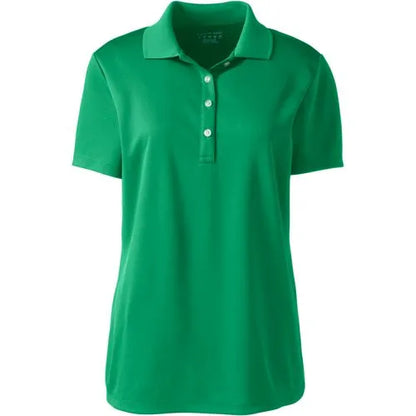 Women's Short Sleeve Solid Active Polo
