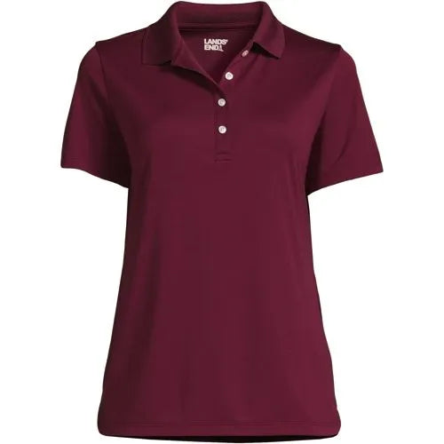 Women's Short Sleeve Solid Active Polo