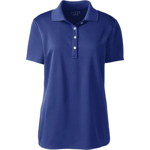 Women's Short Sleeve Solid Active Polo