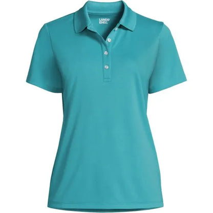 Women's Short Sleeve Solid Active Polo