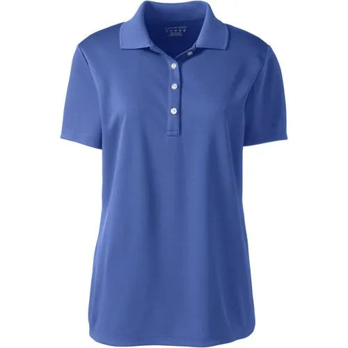 Women's Short Sleeve Solid Active Polo