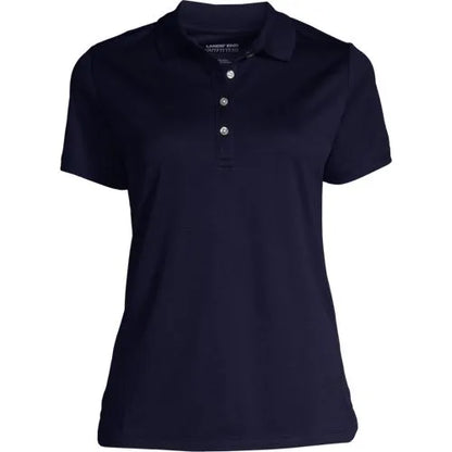Women's Short Sleeve Solid Active Polo