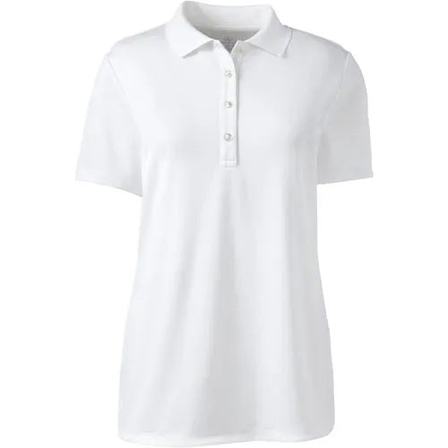 Women's Short Sleeve Solid Active Polo