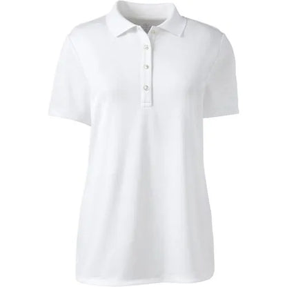 Women's Short Sleeve Solid Active Polo