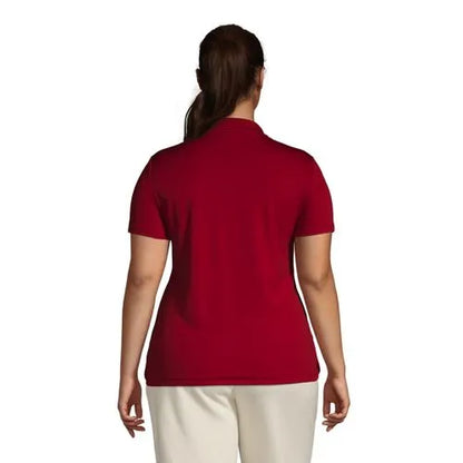 Women's Short Sleeve Solid Active Polo