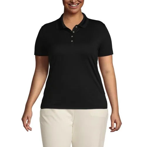 Women's Short Sleeve Solid Active Polo