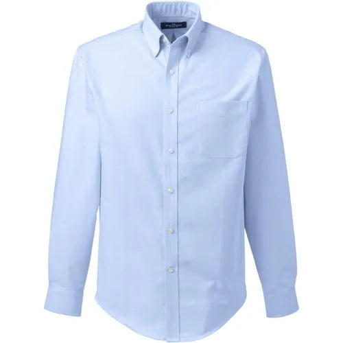 Men's Tailored Fit Long Sleeve Buttondown Oxford Dress Shirt